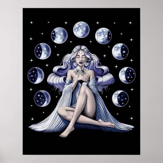 Poster Déesse de la lune (Devant)