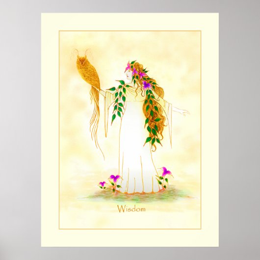 Poster Déesse de la Sagesse (Devant)