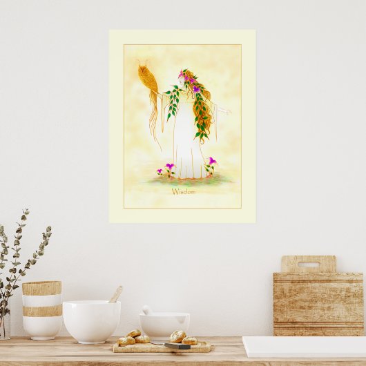 Poster Déesse de la Sagesse (Cuisine)