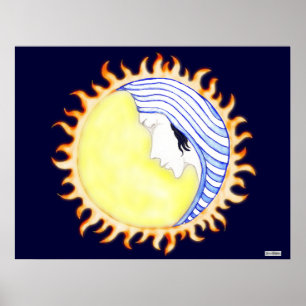 Poster Déesse de lune