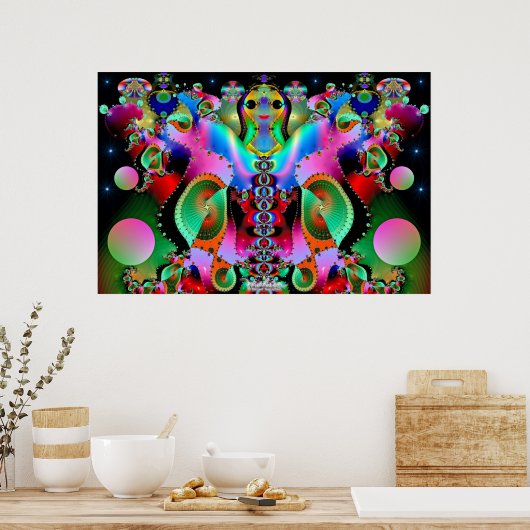 Poster Déesse des couleurs (Cuisine)