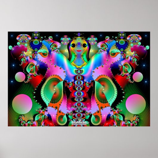 Poster Déesse des couleurs (Devant)