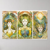 Poster Déesse d'or (Devant)