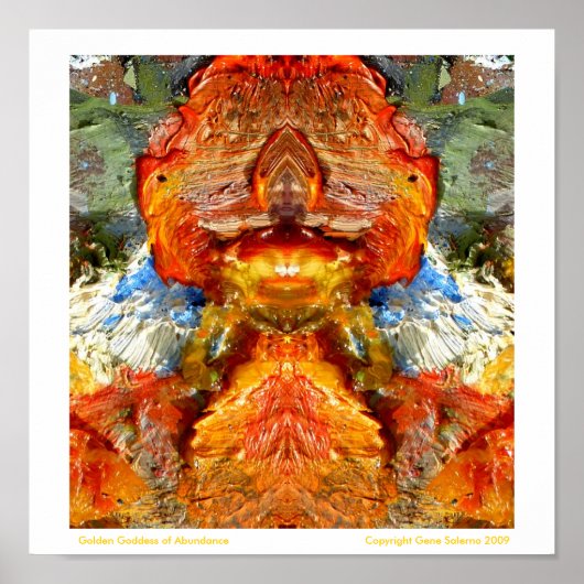 Poster Déesse d'or de l'abondance (Devant)