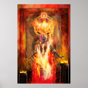 Poster Déesse du feu PELE