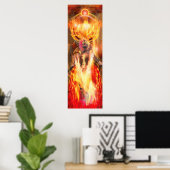 Poster Déesse du feu PELE (Bureau à domicile)