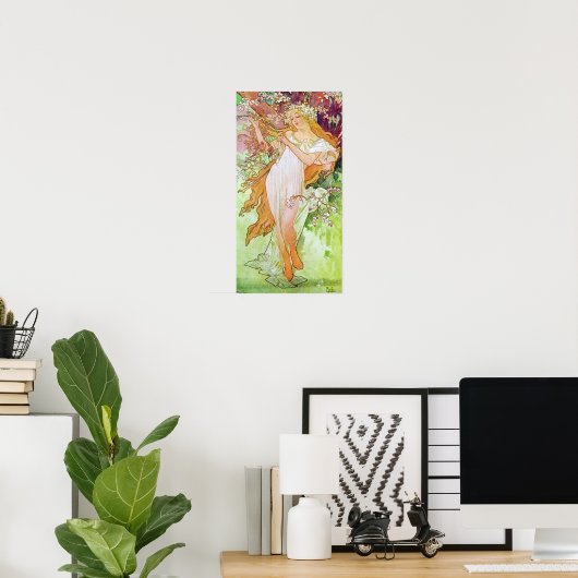 Poster Déesse du printemps (Bureau à domicile)