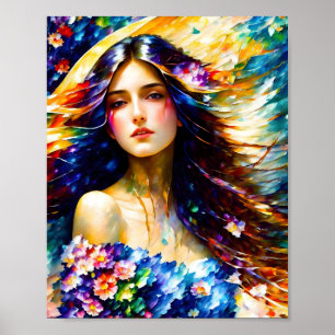 Poster Déesse du printemps