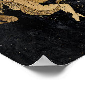 Poster Déesse du Zodiaque | Astrologie Cosmologique Gold (Coin)