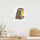 Poster Déesse égyptienne antique (Cuisine)