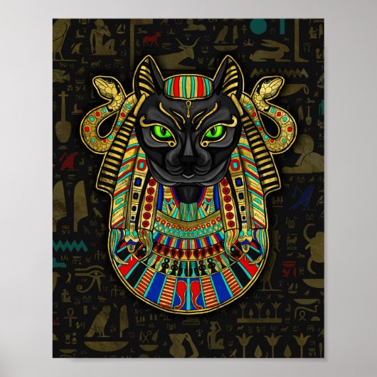 Poster Déesse égyptienne Bastet (Devant)