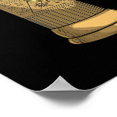 Poster Déesse égyptienne Bastet (Coin)