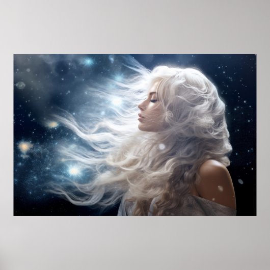 Poster Déesse Enchanter le rêve fantastique Mur cosmique (Devant)