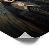 Poster Déesse Ereshkigal Imprimer : Gothique Dark Art Nou (Coin)