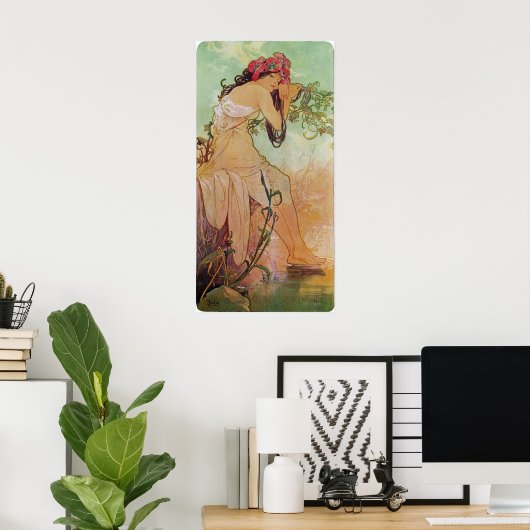 Poster Déesse florale (Bureau à domicile)