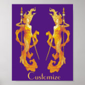 Poster Déesse guerrière d'or Thunder_Cove (Devant)