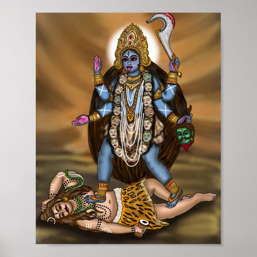 Poster Déesse Kali (Devant)