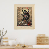 Poster Déesse Kali, Bengale-Occidental, Calcutta (Cuisine)