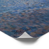 Poster Déesse Luna diffusant les étoiles la nuit (Coin)