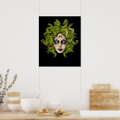 Poster Déesse Medusa (Cuisine)