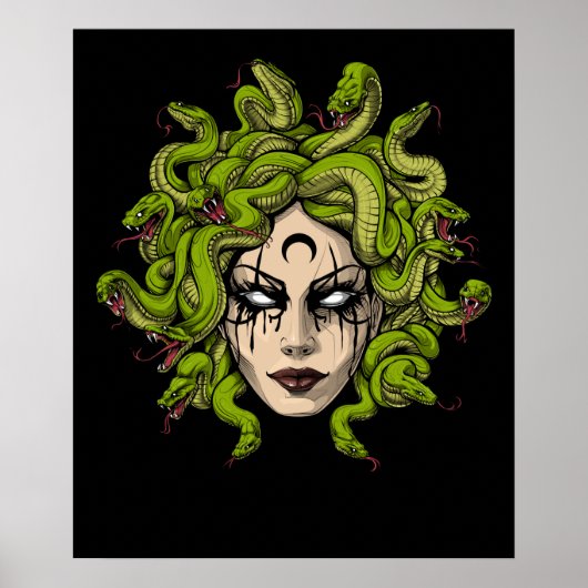 Poster Déesse Medusa (Devant)