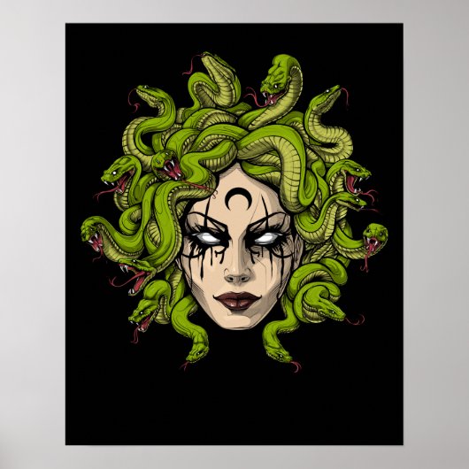 Poster Déesse Medusa (Devant)