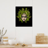 Poster Déesse Medusa (Cuisine)