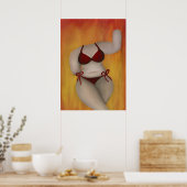 Poster Déesse moderne (Cuisine)