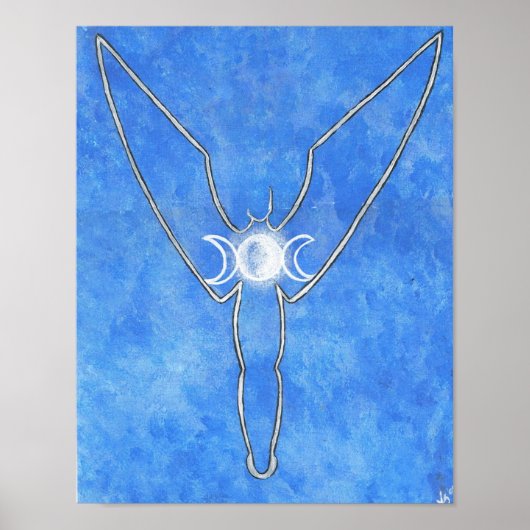 Poster déesse montante (Devant)