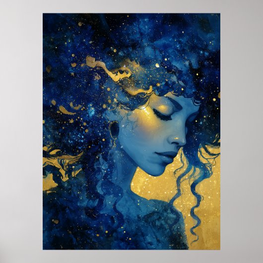 Poster Déesse mystique de la Lune  (Devant)