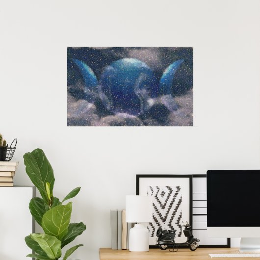 Poster Déesse triple (Bureau à domicile)