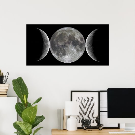 Poster Déesse Triple Moon (Bureau à domicile)