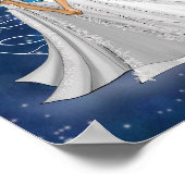 Poster Déesse Zodiac Gemini Avec Planète Mercure (Coin)