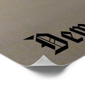 Poster Déètre / Déesse grecque / (Coin)