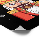 Poster Deez Nuages Nutcracker Nut Hommes Femmes Fun Noël  (Coin)