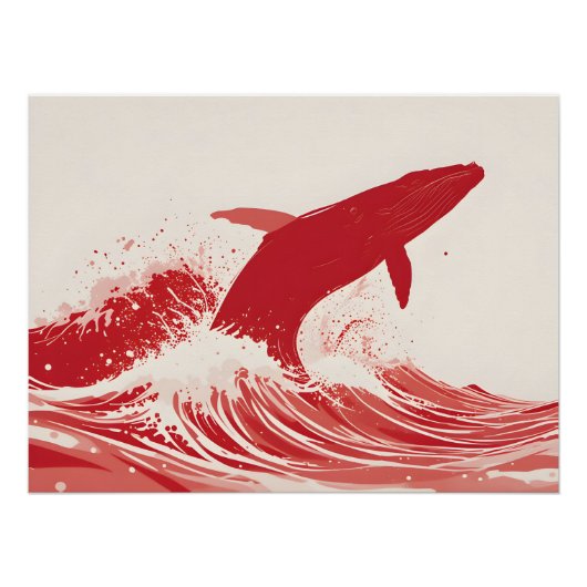 Poster Défaut de la vague rouge (Devant)