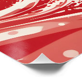 Poster Défaut de la vague rouge (Coin)