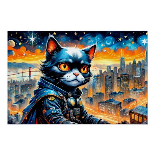 POSTER DÉFENDEUR DE LA NUIT (Devant)