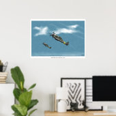 Poster Défendre la montée d'énergie Reich Fw190 (Bureau à domicile)