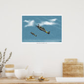 Poster Défendre la montée d'énergie Reich Fw190 (Cuisine)