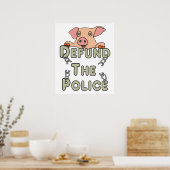 Poster Défendre La Police (Cuisine)