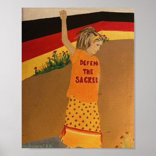 Poster "Défendre Le Sacré" (Devant)