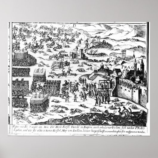 Poster Défense de Prague, 1618 (Devant)