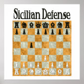 Poster Défense sicilienne (Devant)
