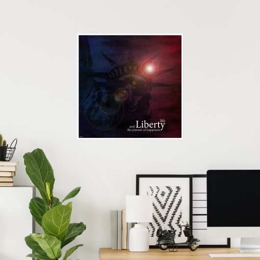 Poster Défenseur de la liberté (Bureau à domicile)