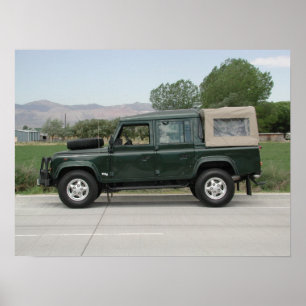 Poster Défenseur du Land Rover 110