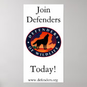 Poster Défenseurs de la faune (Devant)