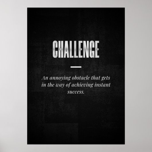 Poster Défi (Devant)