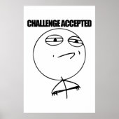 Poster Défi accepté (Devant)