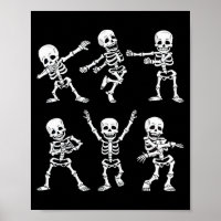 Défi de danse des squelettes dansants garçons fill